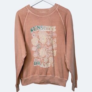 BILLABONG Graphic Sunshine Dreams Crewneck Sweatshirt‎ Size XL